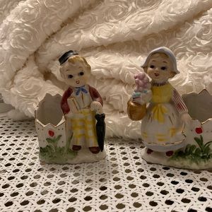 Vintage Dutch Girl and Boy